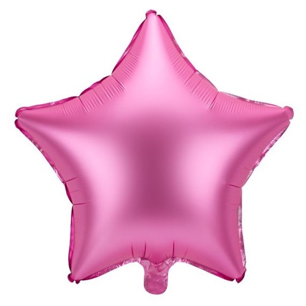 Levně Balónek fóliový Hvězda růžová 48 cm