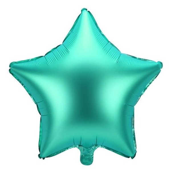 Balónek fóliový Hvězda zelená 48 cm