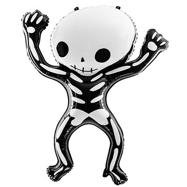 Halloween pro děti - Obří balónek fóliový Kostra