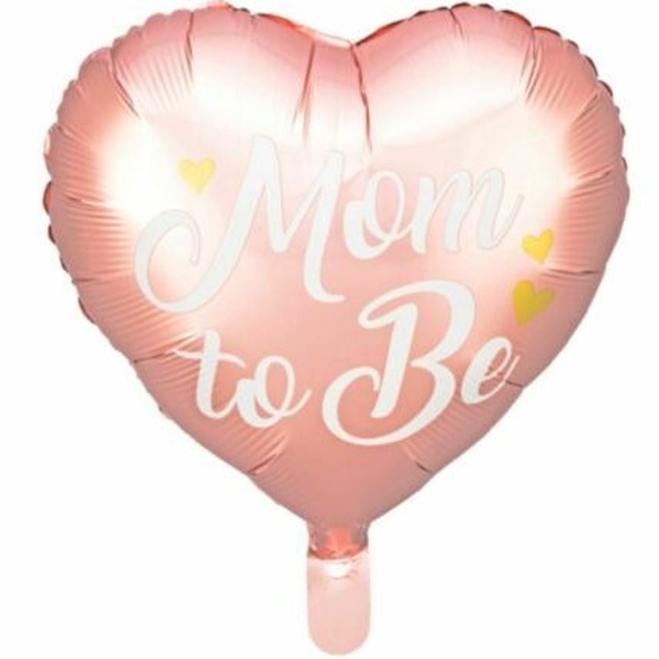 Balónek fóliový Mom to Be růžový 35 cm