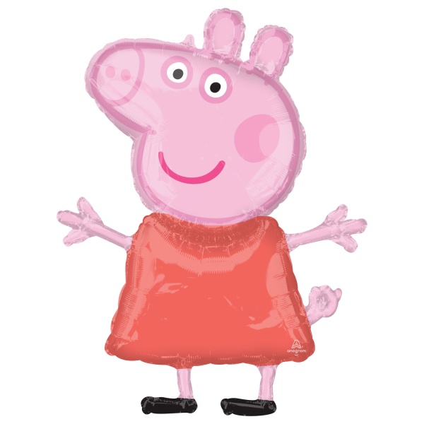 Balónek fóliový Prasátko Peppa 63 x 81 cm