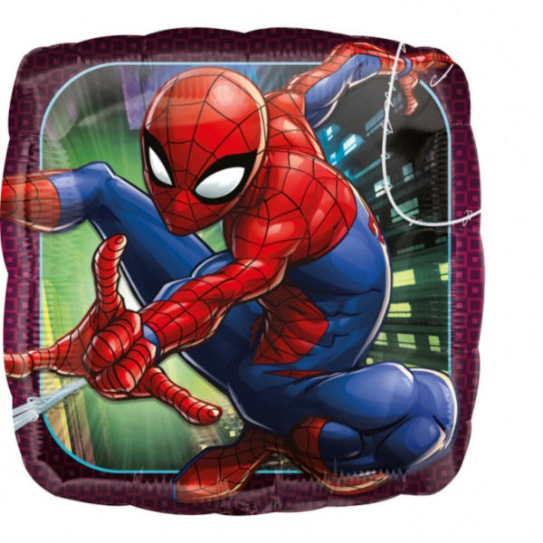 Balónek fóliový Spiderman čtvercový