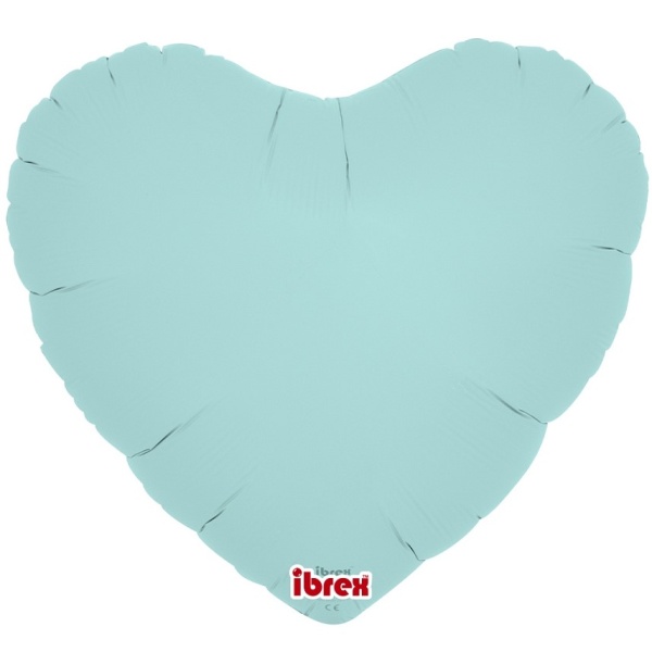 Balónek fóliový Srdce pastelové sv. modré 35 cm 5 ks