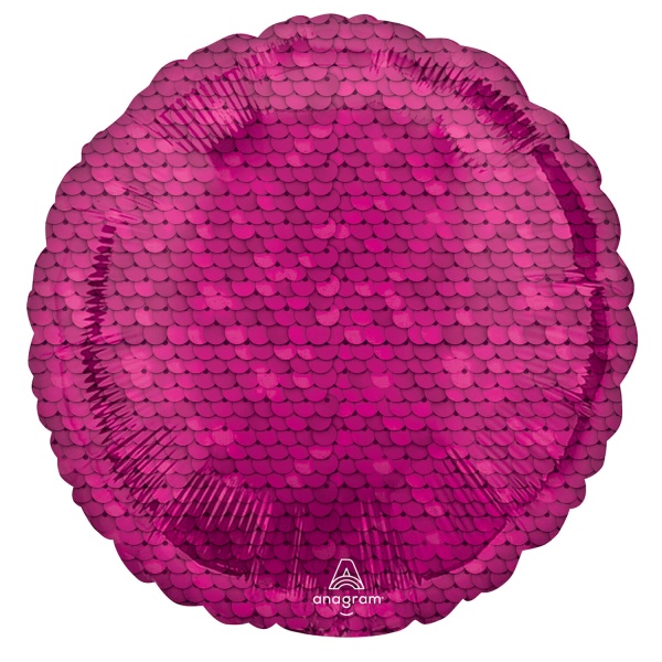 Balónek fóliový Šupiny růžové 43 cm