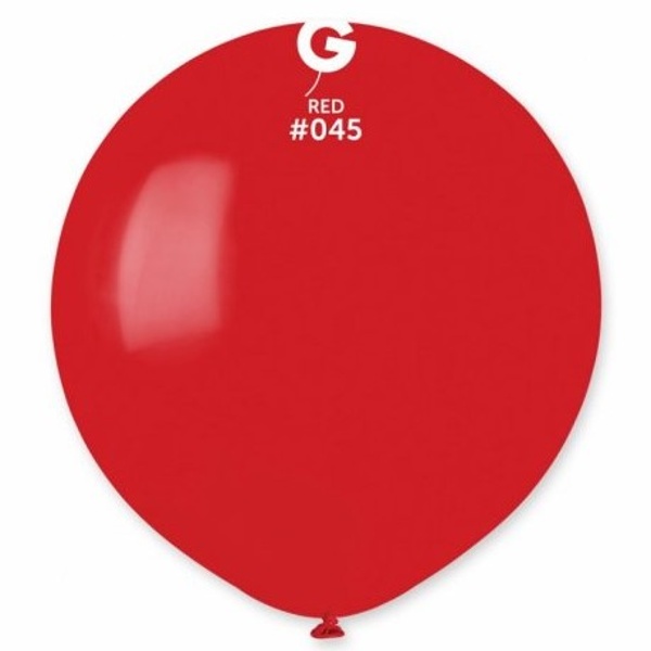 Balónek latexový červený 48 cm 1 ks