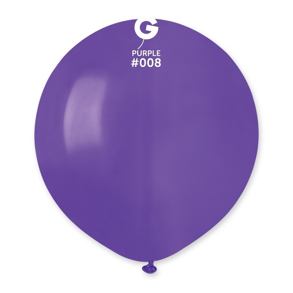 Balónek latexový 48 cm kulatý fialový 1 ks