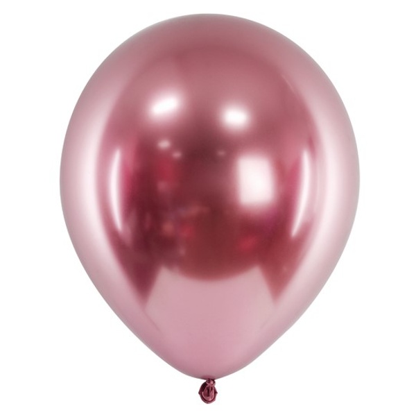 Balónek latexový lesklý Glossy růžové zlato 30 cm 50 ks