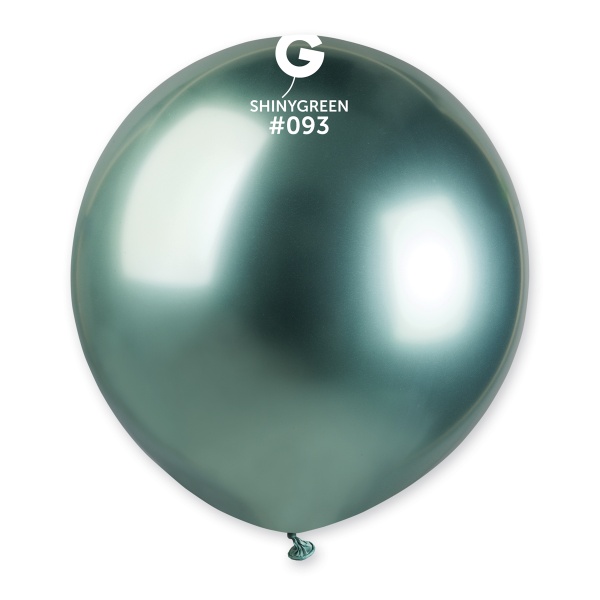 Balónek chromový latexový zelený 48 cm 1 ks