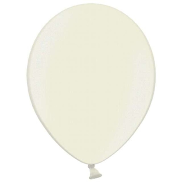 BALÓNKY latexové metalické - 27 cm sv. šampaň 100ks