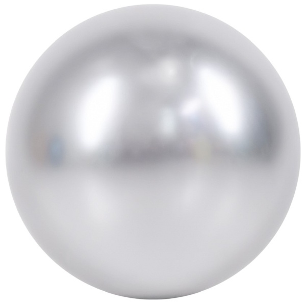 Balónek latexový platinový stříbrný 60 cm