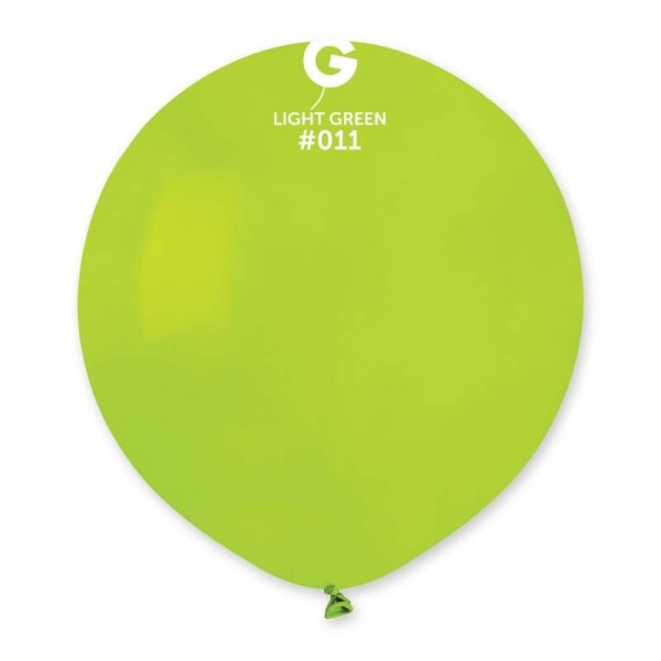 Balónek latexový světle zelený 48 cm 1 ks