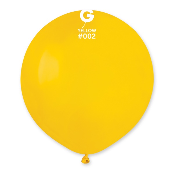 Balónek latexový žlutý 48 cm 1 ks