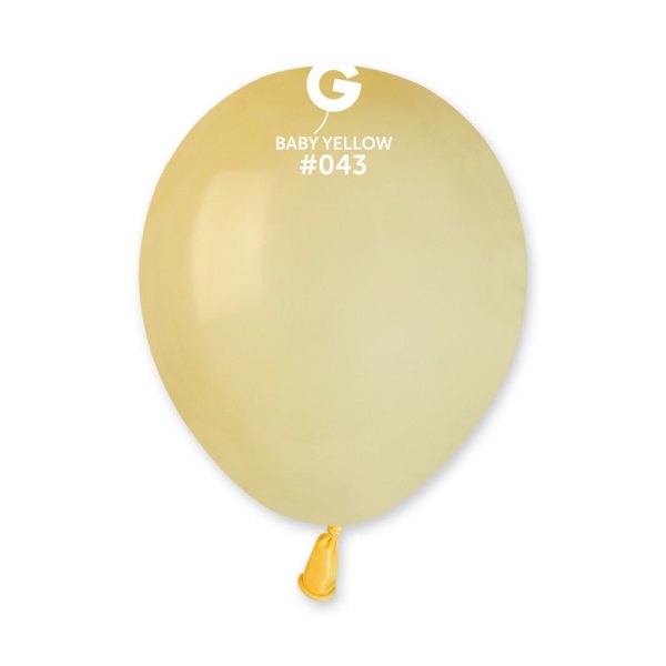 Balónky A50 baby žluté 13 cm 100 ks