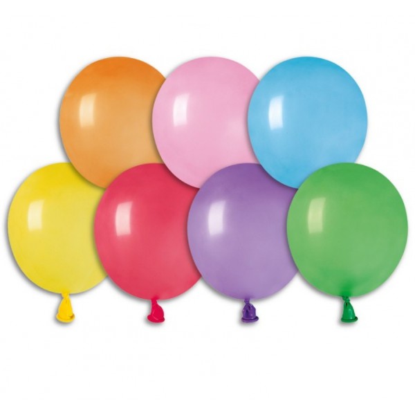 Balónky dekorační 13 cm barevný mix 100 ks