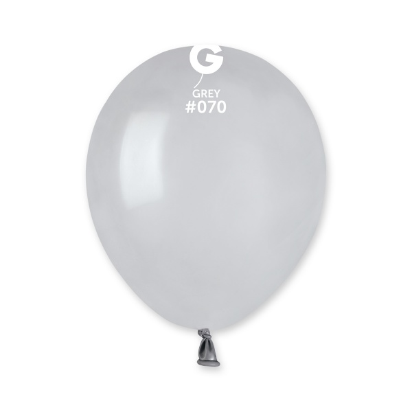 Balónky dekorační 13 cm šedé 100 ks