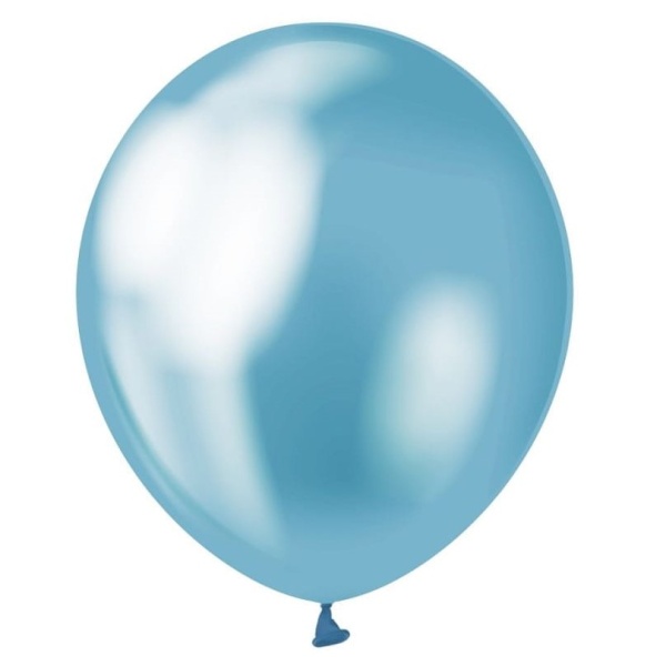 Balónky Beauty Charm platinové modré 30 cm 50 ks