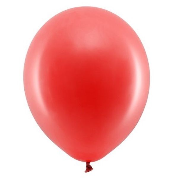 Balónky dekorační 23 cm Rainbow červené 100 ks