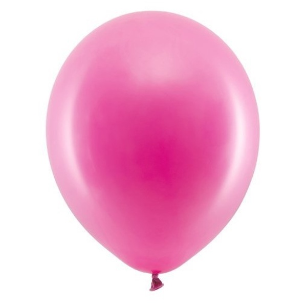 Balónky dekorační 30 cm Rainbow magenta 100 ks
