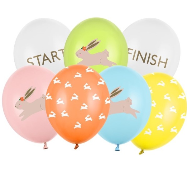 Balónky latexové Lov vajíček 7 ks 30 cm