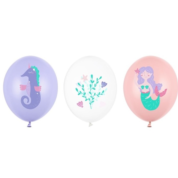 Balónky latexové Mořský svět, mix 30 cm 50 ks