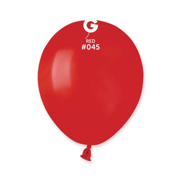 Balónky dekorační 13 cm červené 100 ks