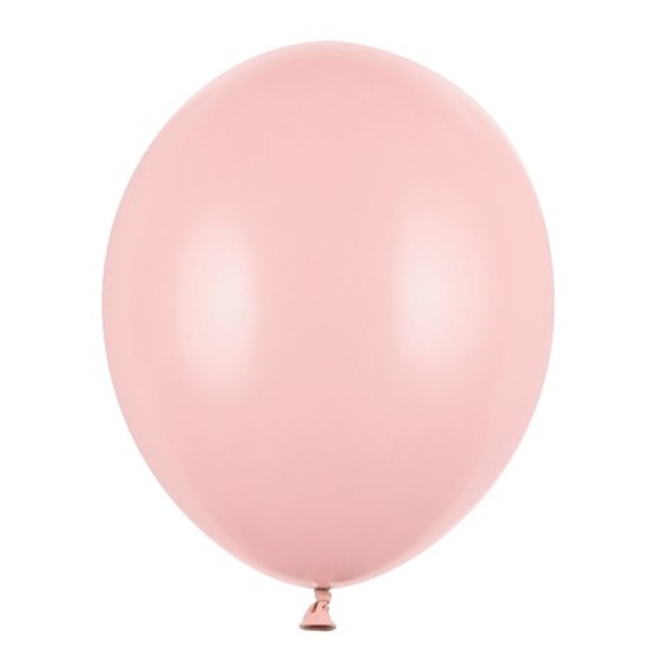 Balónky latexové pastelové světle růžové 23 cm 100 ks