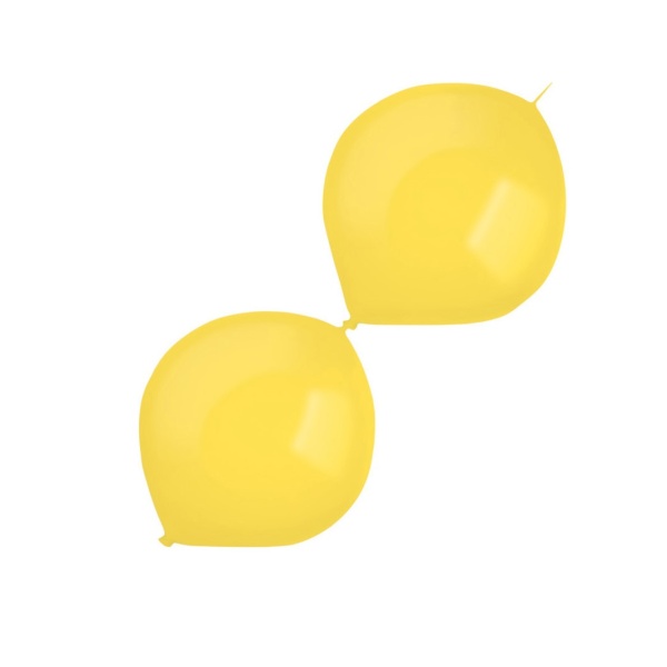 Balónky latexové spojovací žluté 100 ks 15 cm/6\
