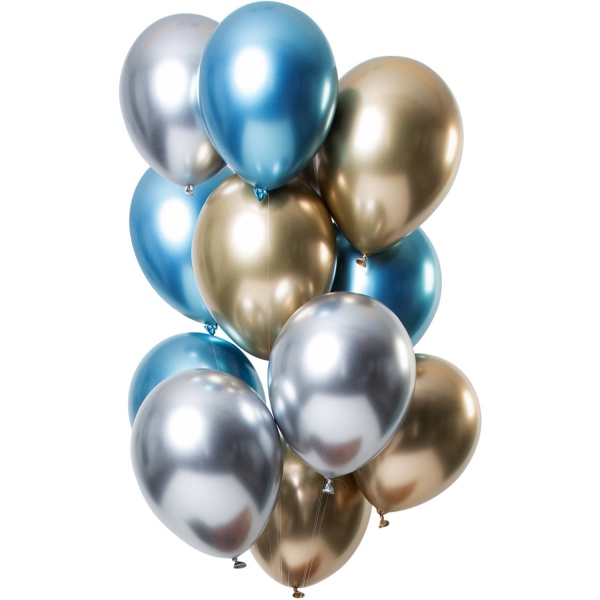 Balónky latexové zářivé 33 cm 12 ks