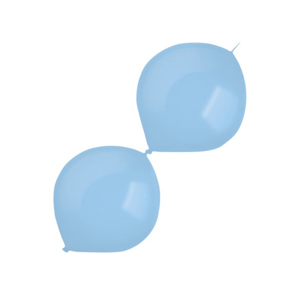 Levně Balónky spojovací modré 100 ks