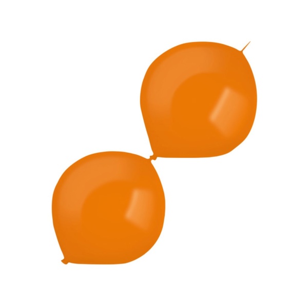 Levně Balónky spojovací oranžové 100 ks