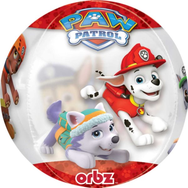 BALÓNOVÁ bublina ORBZ - Tlapková patrola 38x40cm