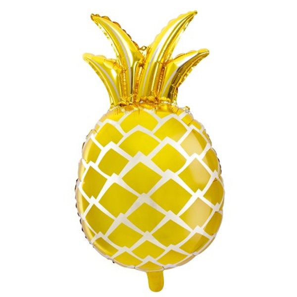 Balón fóliový Ananas zlatý