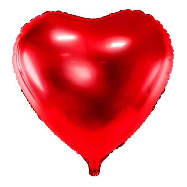 Balón fóliový Srdce červené 61 cm