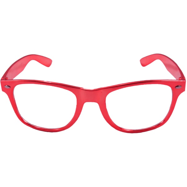 Brýle metalické červené