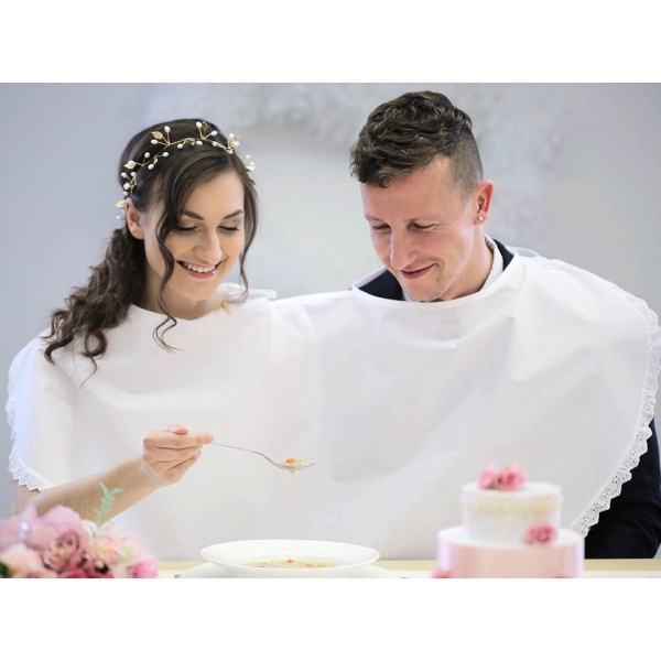 Levně BRYNDÁK svatební s krajkou 62x110cm bílý polyester