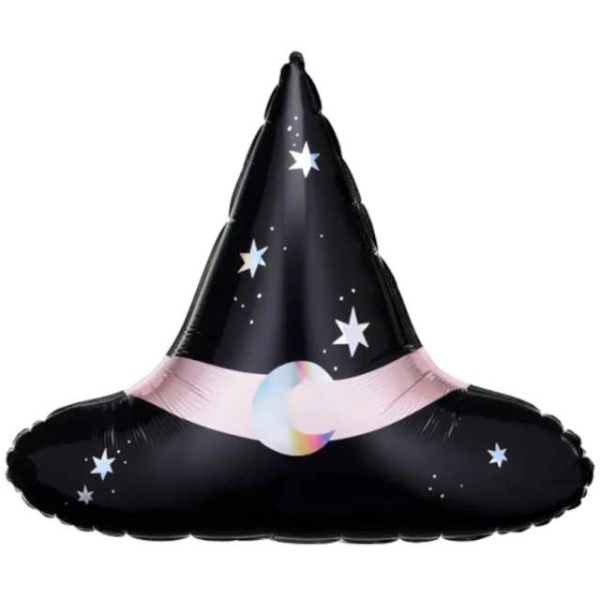 Čarodějnický klobouk – balónek fóliový 60 x 48 cm