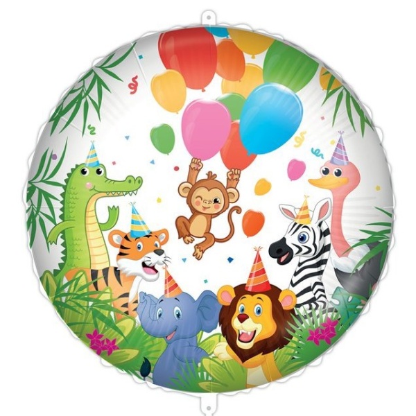 Balónek fóliový Džungle party 46 cm