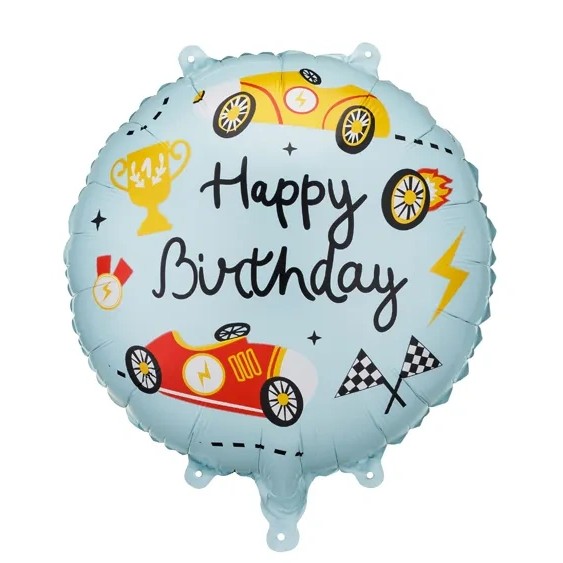 Balónek fóliový HB Auta 35x35 cm