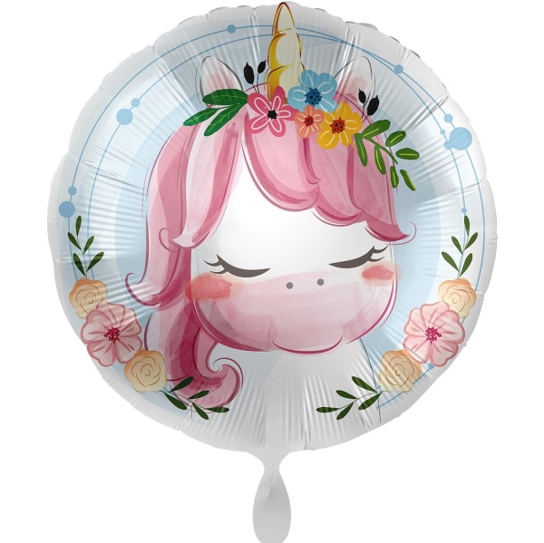 Balónek fóliový Malý jednorožec 43 cm