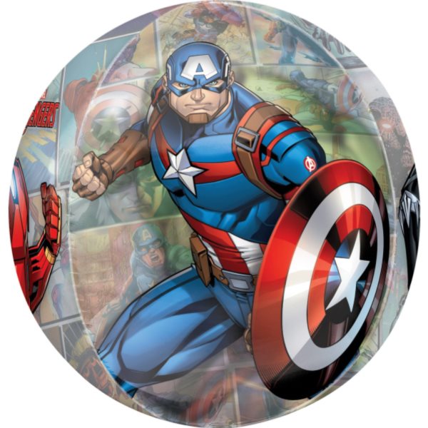 Levně Balónek fóliový ORBZ Marvel Avangers 38 x 40 cm