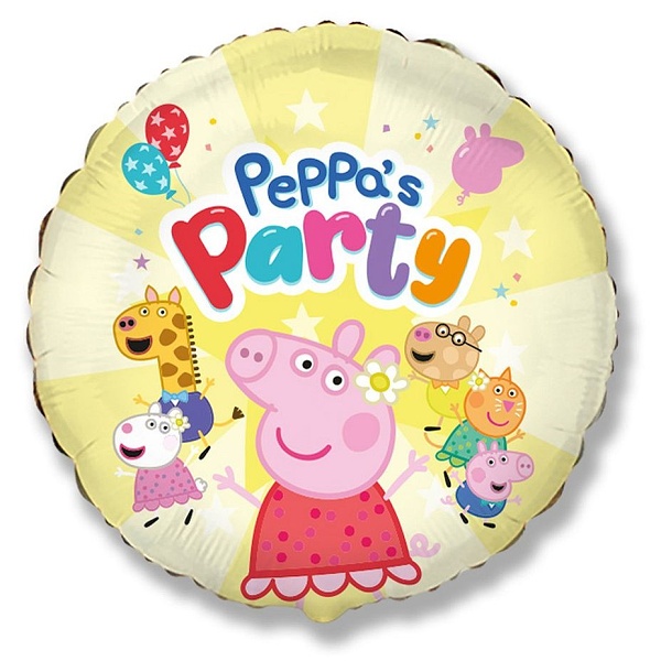 Balónek fóliový Peppa Pig Party 48 cm