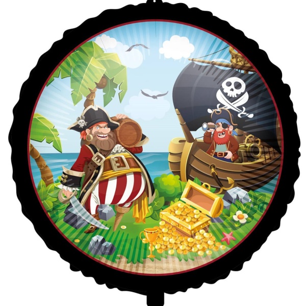 Levně Pirátská party Pirátský ostrov - Balónek fóliový 46 cm