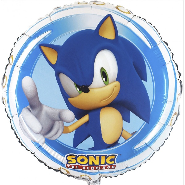 Balónek fóliový Sonic 45 cm