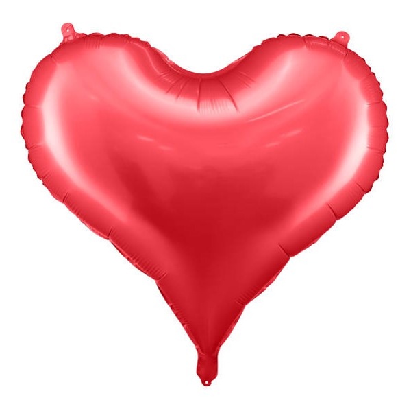 Balónek fóliový Srdce červené 61 x 53 cm