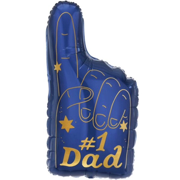Balónek fóliový #1 Dad, 86.5 cm