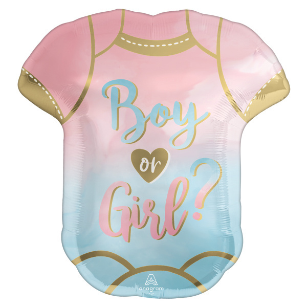 Balónek fóliový Boy or Girl 55 x 60 cm