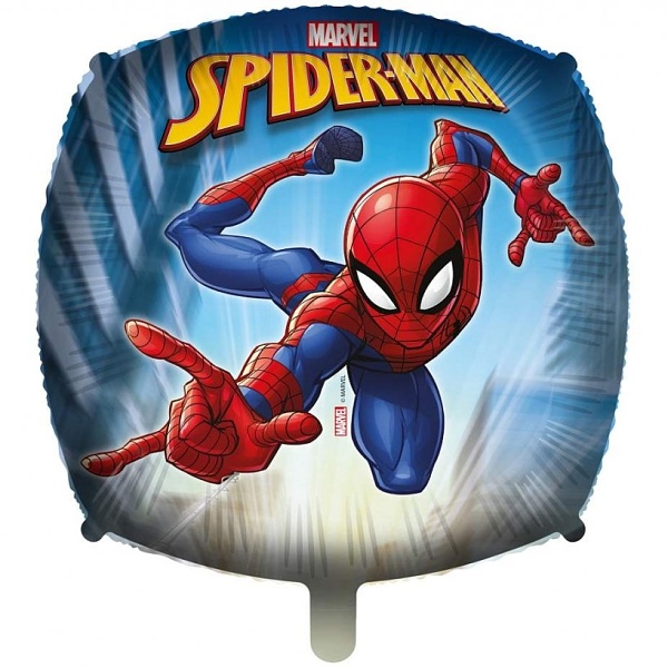 Balónek fóliový čtvercový Spiderman 46 cm