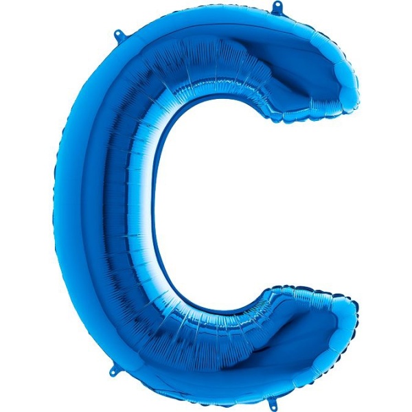 Levně Balónek fóliový písmeno modré C 102 cm