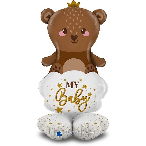 Levně Balónek fóliový samostojný Medvídek My Baby 119 cm