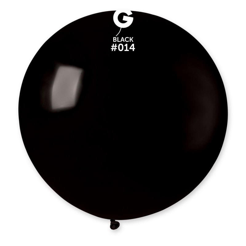 Balónek latexový černý 80 cm